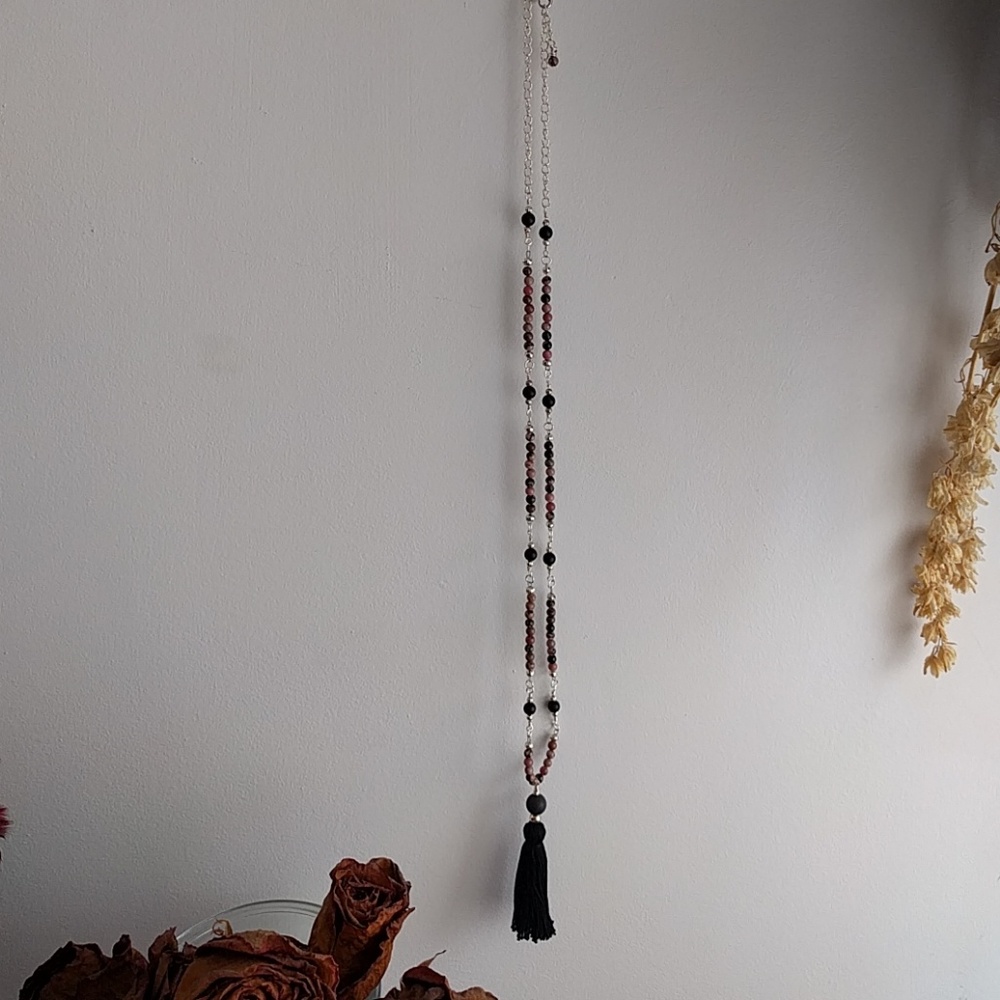 Long boho tassel necklace